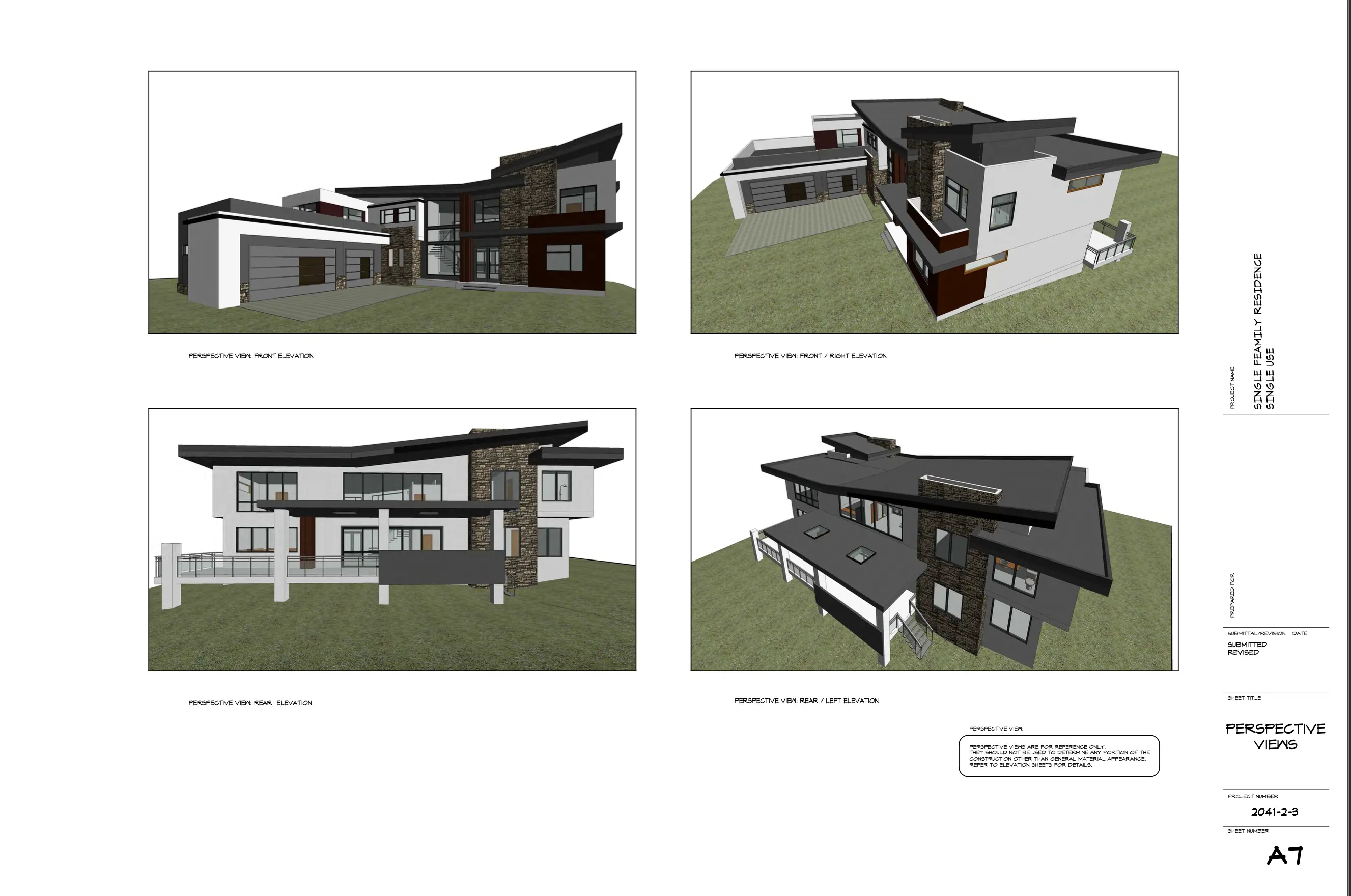Modern Two-Story Hillside Residence — slide 6