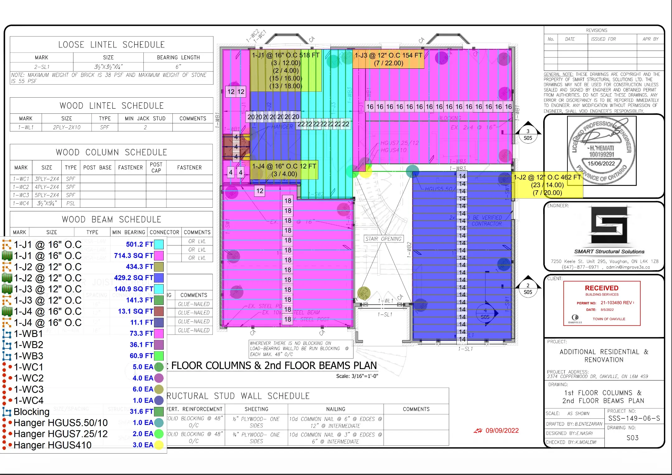 Copperwood Drive Renovation, Material Takeoff & Cost Estimate — slide 4
