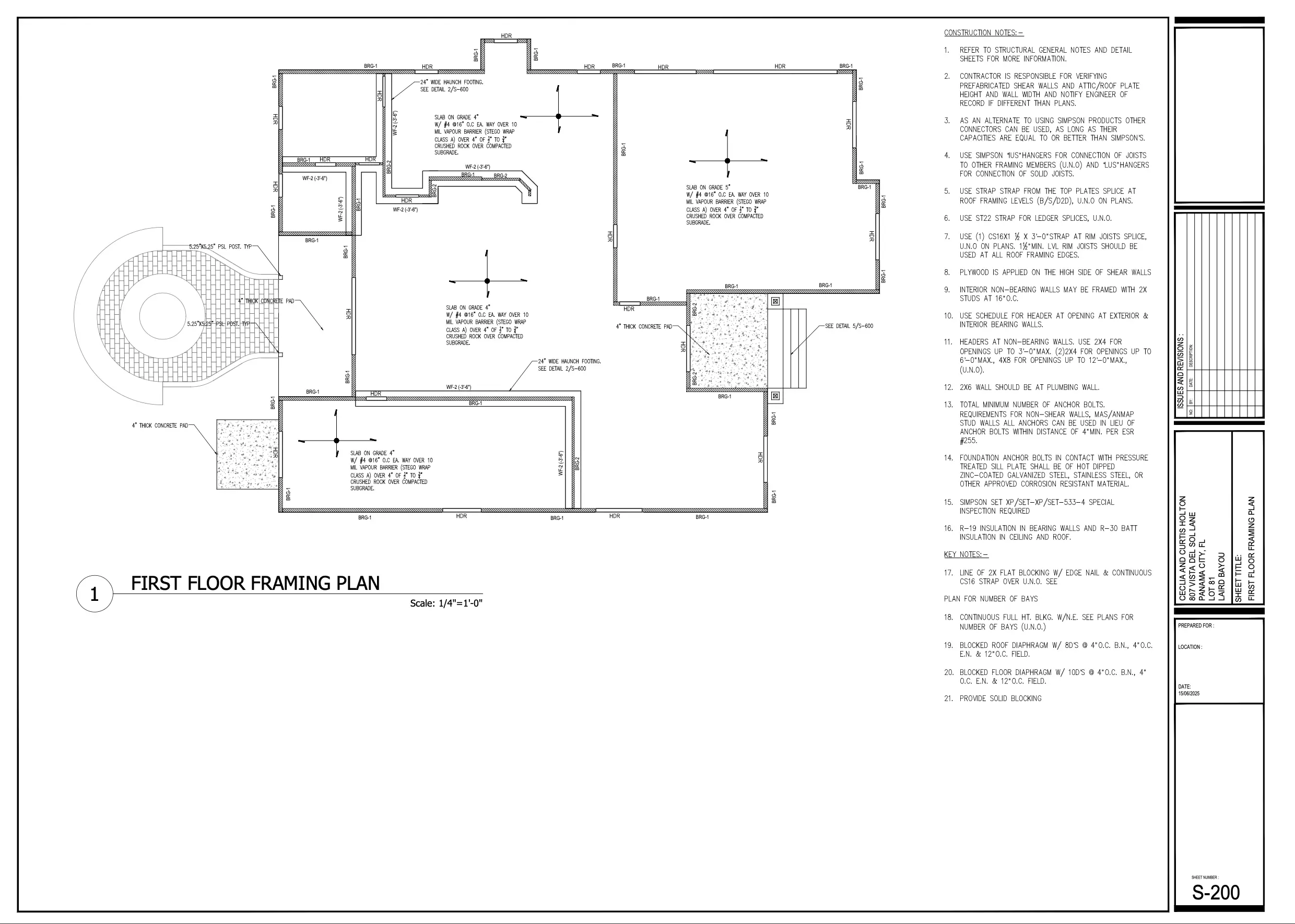 Single-Family Home, Structural Package — slide 2