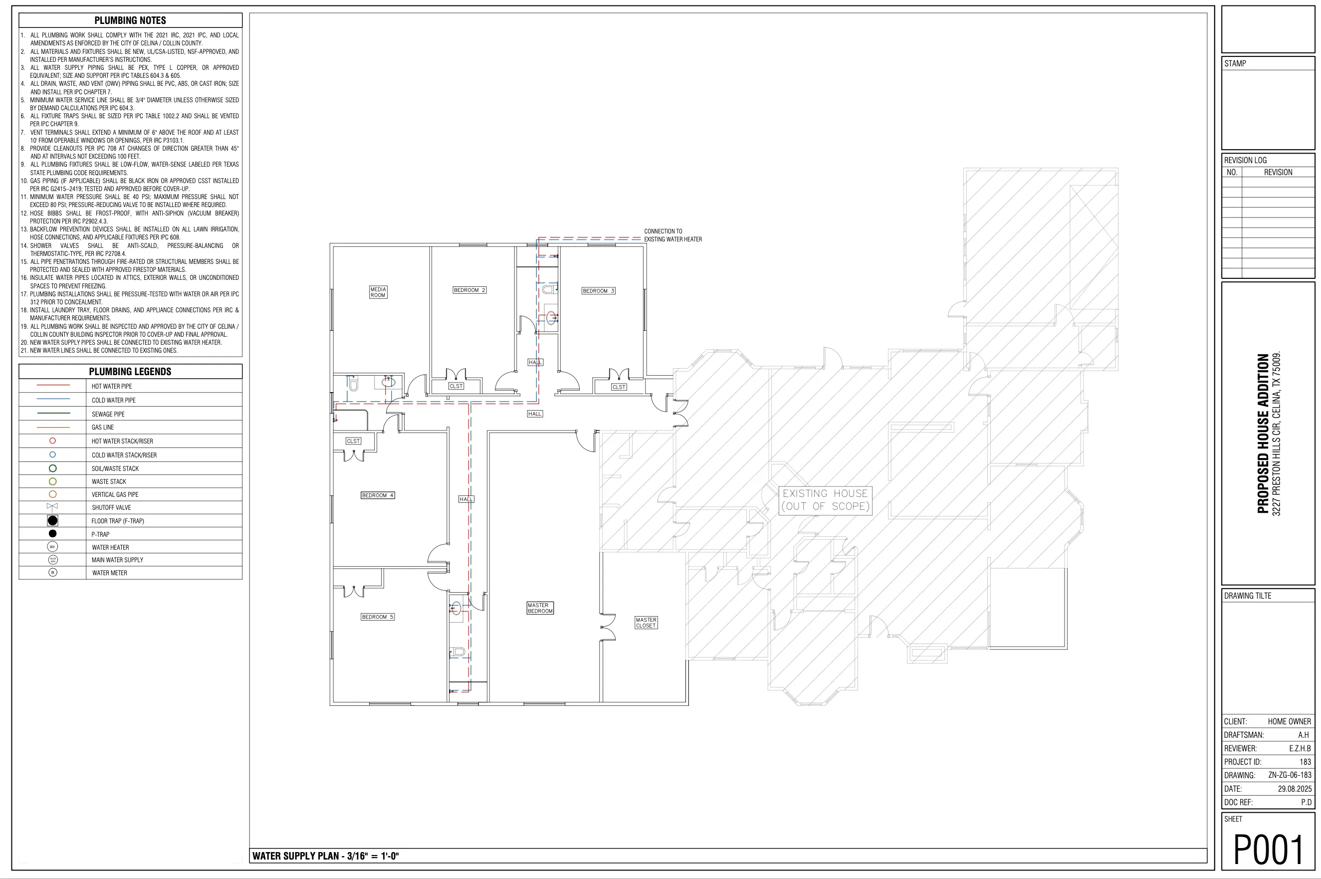 Preston Hills Residence, MEP Design for Home Addition — slide 2