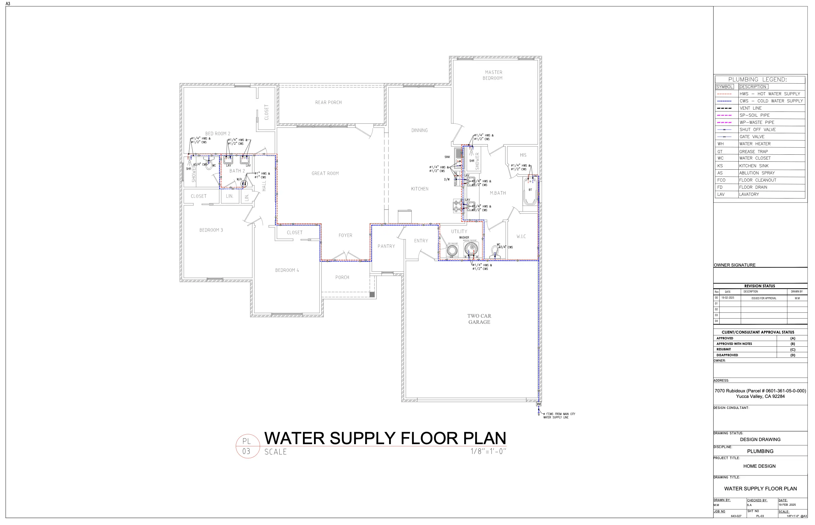 Rubidoux Residence, Full MEP Design Package — slide 3